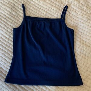 Sporty Tank Top Fits like Crop Top Size Medium Like New Blue